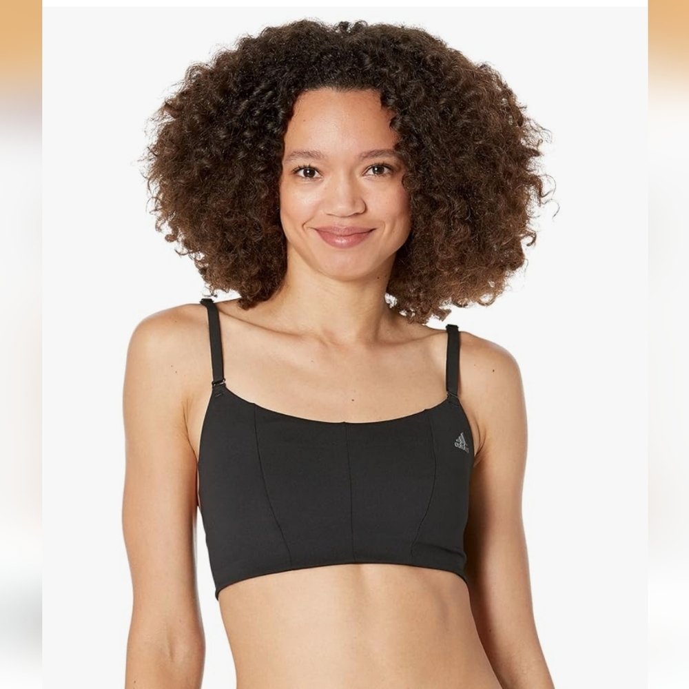 ADIDAS | Women's Black Yoga Studio Light Support Training Bra